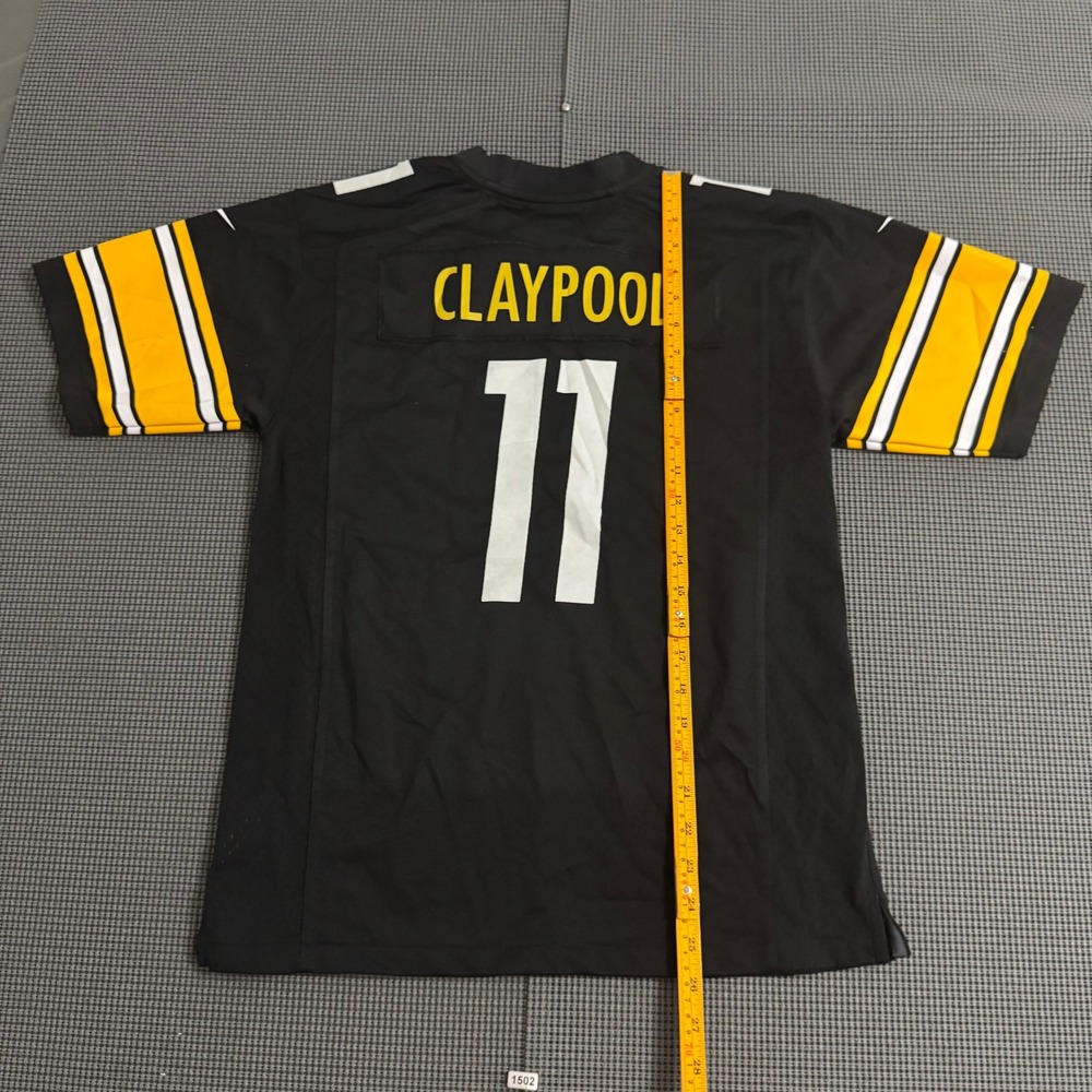 Nike Pittsburgh Steelers Chase Claypool 11 Youth Large Black NFL Jersey - Picture 6 of 7